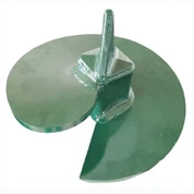 Sidro s vijkom za zemlju jednostruko 250 mm helix - zelena boja T102-5215